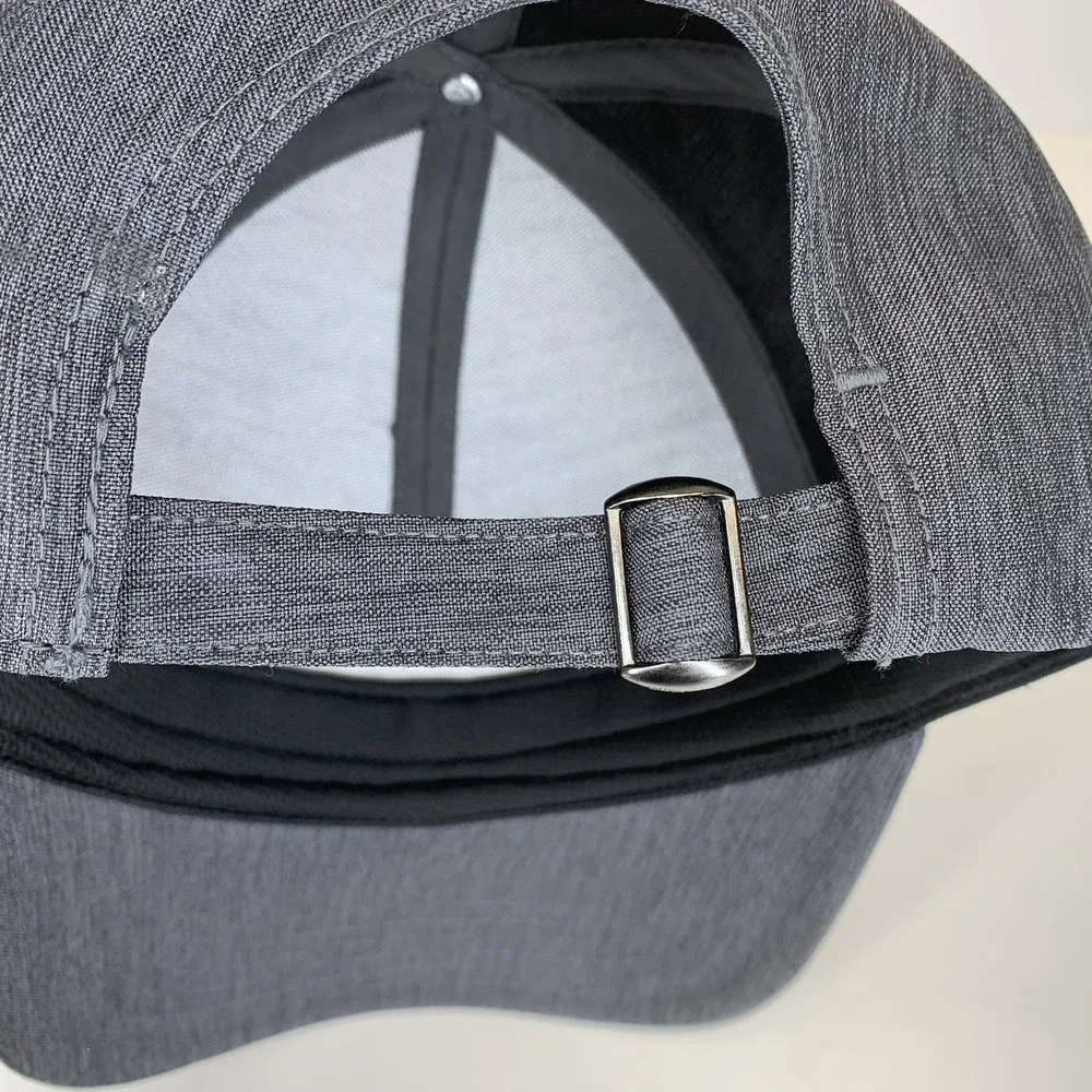 Oklahoma Pipe Sales Hat Gray OSFM Adjustable Strap Fahrenheit Baseball Cap
